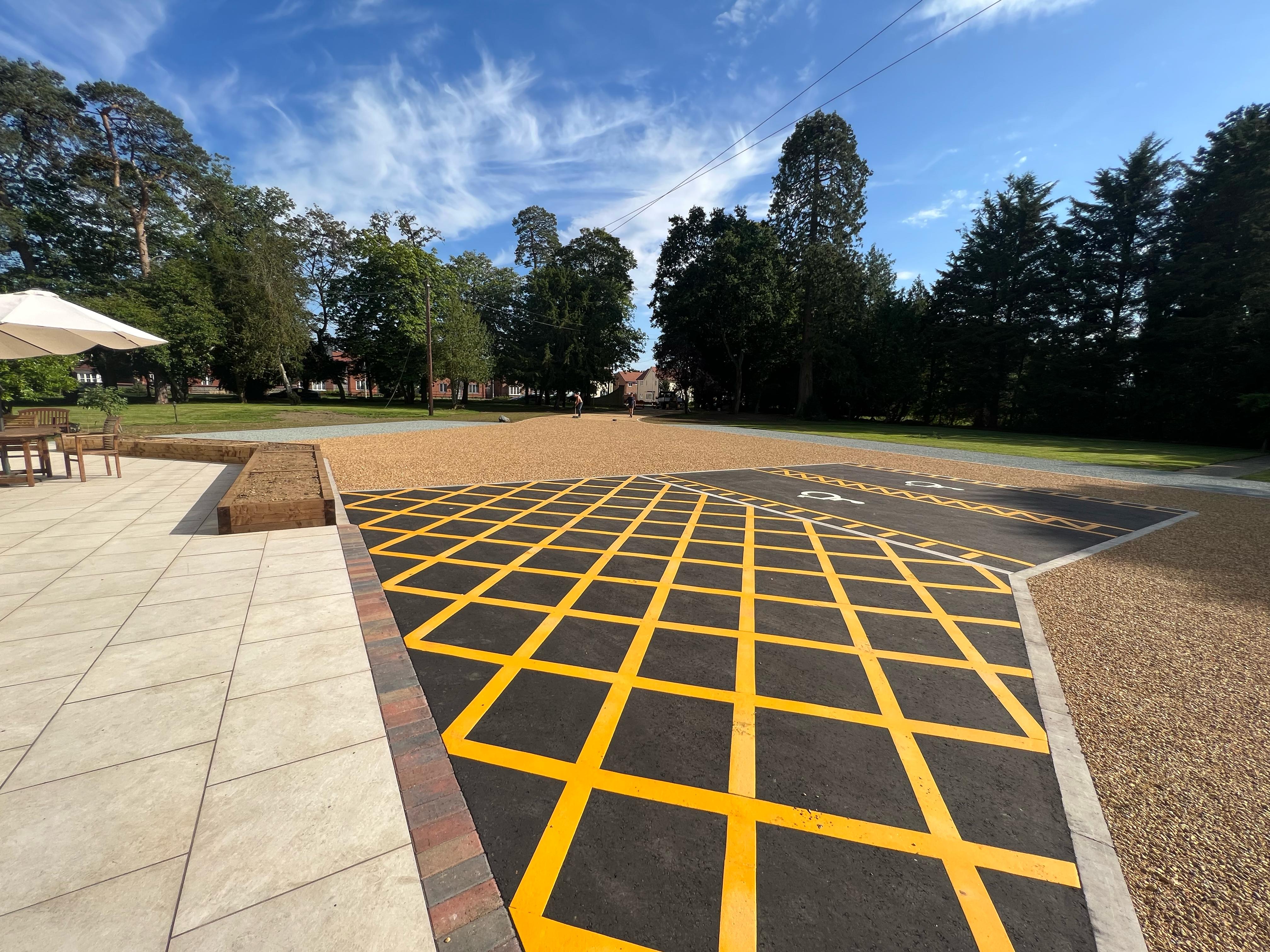 Car Park Surfacing illustration