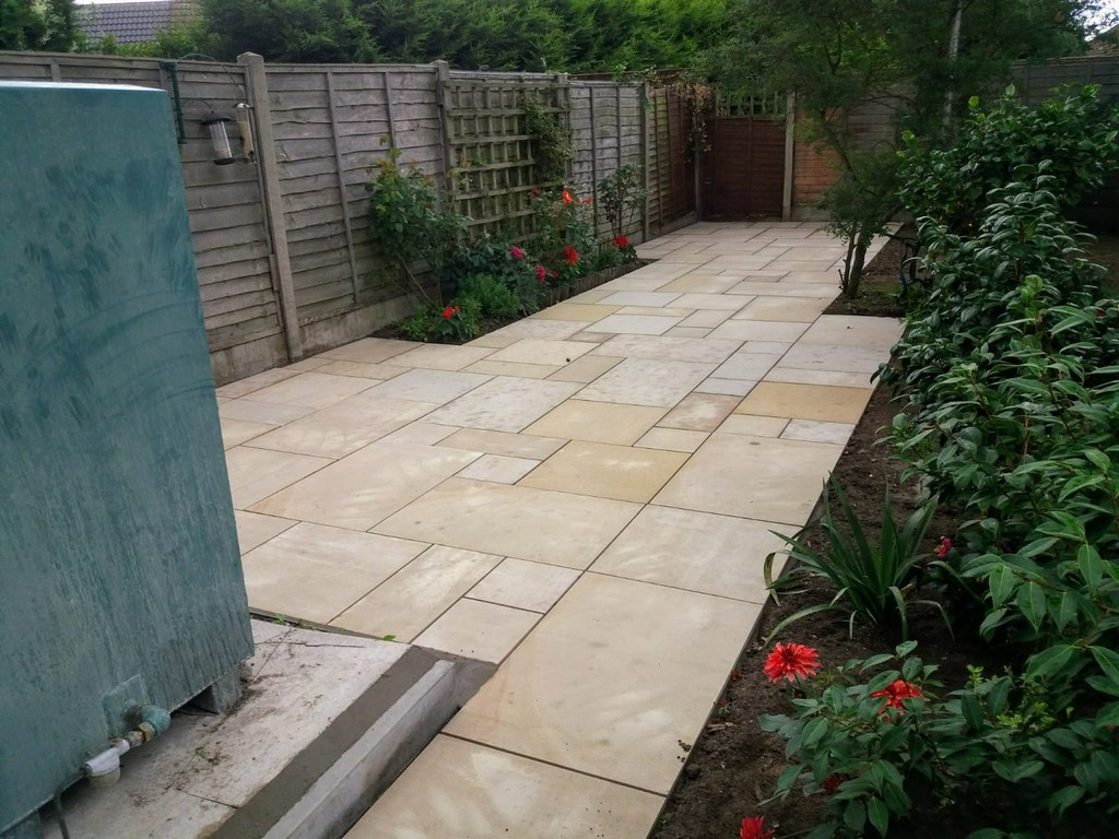 Patios, Paving & Ponds illustration